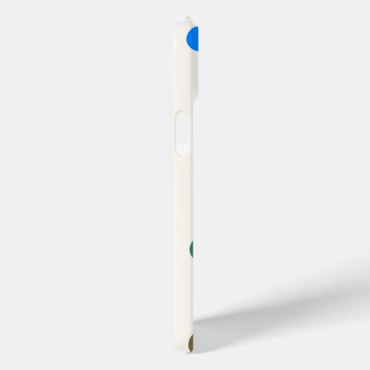 Gepersonaliseerde Leuke Kleurrijke Cirkels, Raspbe Case-Mate iPhone Case (Achterkant / Rechts)