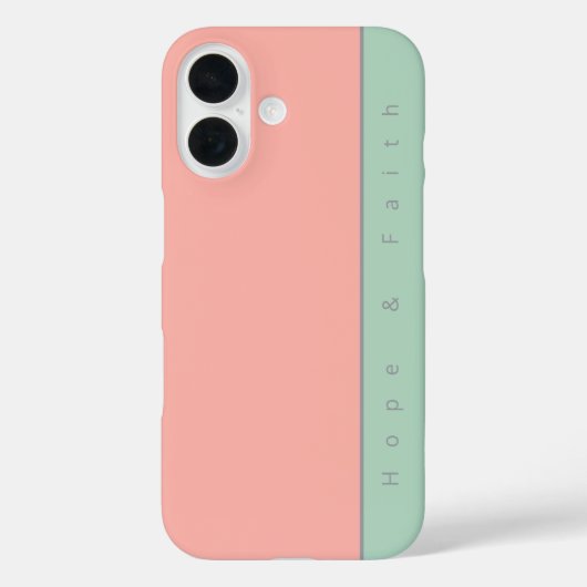 Gepersonaliseerde Leuke Kleurrijke Zachte Pastelpe Case-Mate iPhone Case (Achterkant)