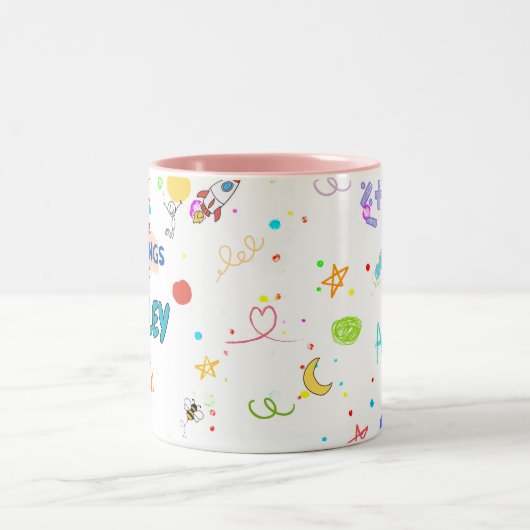 Gepersonaliseerde leuke speelse Mok (Center)