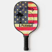 Gepersonaliseerde Leven Vrijheid & Pickleball Paddle (Voorkant)