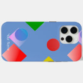 Gepersonaliseerde levendige cirkels 'n pleinen, ko Case-Mate iPhone case (Achterkant (horizontaal))