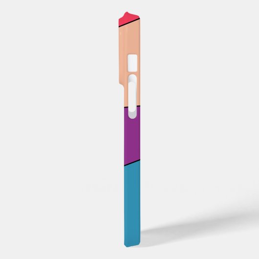 Gepersonaliseerde levendige geometrische Case-Mate iPhone case (Achterkant / Links)