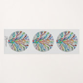 Gepersonaliseerde levensboom yogamat (Voorkant (horizontaal))