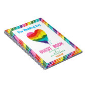 Gepersonaliseerde LGBT Rainbow Heart Notitieboek (Rechterzijde)