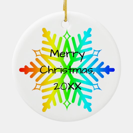 Gepersonaliseerde LGBT-Tortelduifjes - Kerstmis Keramisch Ornament (Achterkant)