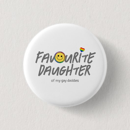 Gepersonaliseerde LGBTQ Favoriete Bondgenoot Ronde Button 3,2 Cm (Voorkant)