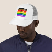 Gepersonaliseerde LGBTQ Mensen van Kleur Inclusief Trucker Pet (In situ)