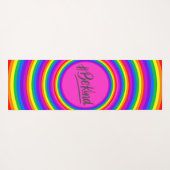 Gepersonaliseerde LGBTQ Mensen van Kleur Inclusief Yogamat (Achterkant (horizontaal))