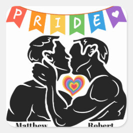 Gepersonaliseerde LGBTQ+ Sticker, Pride Sticker