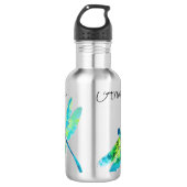 Gepersonaliseerde libel tumbler waterfles (Voorkant)