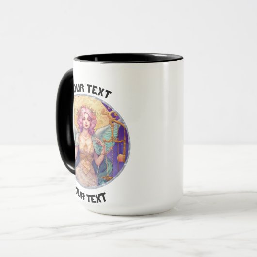 GEPERSONALISEERDE LIBRA ZODIAC TEKEN MOK (Voorkant links)