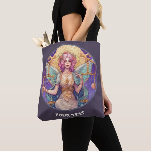 GEPERSONALISEERDE LIBRA ZODIAC TEKEN TOTE BAG (Dichtbij)