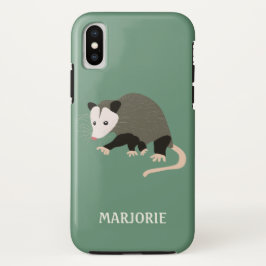 Gepersonaliseerde Licht Groene Schattigee Cartoon Case-Mate iPhone Case
