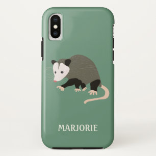Gepersonaliseerde Licht Groene Schattigee Cartoon  Case-Mate iPhone Case