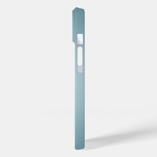 Gepersonaliseerde lichtblauwe Radiale Textuur Case-Mate iPhone Case (Achterkant / Links)