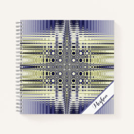 Gepersonaliseerde lichtdoorlatende optische illusi notitieboek