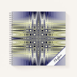 Gepersonaliseerde lichtdoorlatende optische illusi notitieboek