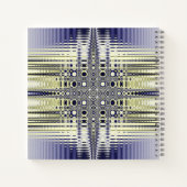 Gepersonaliseerde lichtdoorlatende optische illusi notitieboek (Achterkant)