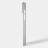 Gepersonaliseerde lichtgrijze radiale textuur 15 Case-Mate iPhone case (Achterkant / Links)