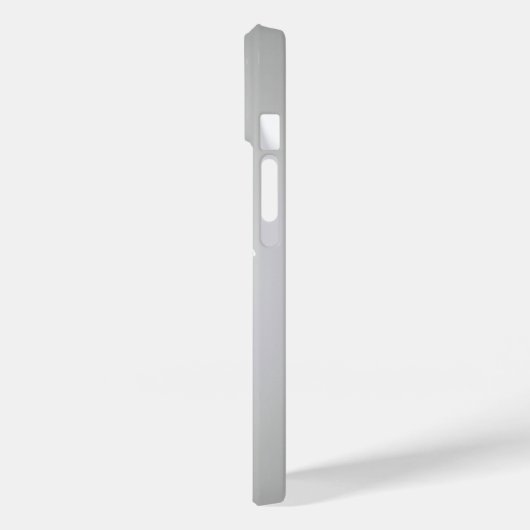 Gepersonaliseerde lichtgrijze radiale textuur 15 Case-Mate iPhone case (Achterkant / Links)