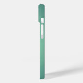 Gepersonaliseerde lichtgroene Radiale Textuur Case-Mate iPhone Case (Achterkant / Links)