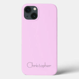 Gepersonaliseerde lichtroze radiale textuur Case-Mate iPhone case