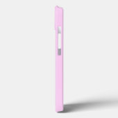 Gepersonaliseerde lichtroze radiale textuur Case-Mate iPhone case (Achterkant / Links)