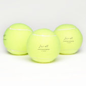 Gepersonaliseerde liefde Alle bruiloft Groomsmen Tennisballen (Multi)