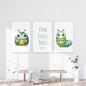 Gepersonaliseerde Liefde Bug Kever Childs Room Pri Muurkunst Sets