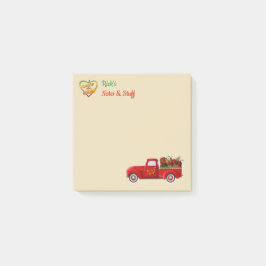 Gepersonaliseerde liefde de hitte kleine rode vrac post-it® notes