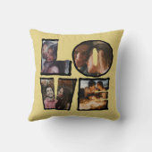 Gepersonaliseerde LIEFDE Fotocollage I  Valentijns Kussen (Achterkant)