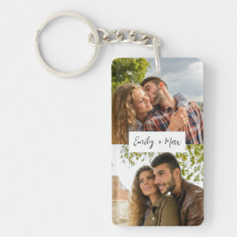 Gepersonaliseerde Liefde Geheugen Fotocollage Cust Sleutelhanger