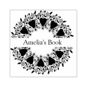 Gepersonaliseerde Liefde Hart Boekplaat Rubber Sta Rubberstempel (Afrduk)