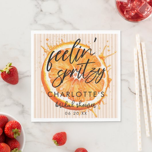 Gepersonaliseerde liefde in het First Spritz Vrijg Servet (Insitu)