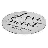 Gepersonaliseerde liefde is zoet snijplank (Hoek)