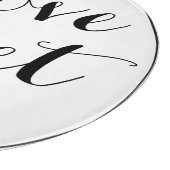 Gepersonaliseerde liefde is zoet snijplank (Hoek)