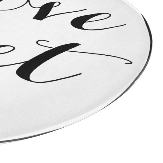 Gepersonaliseerde liefde is zoet snijplank (Hoek)