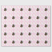 Gepersonaliseerde liefde je moeder foto | Mom Gift Cadeaupapier (Vlak)