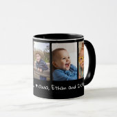 Gepersonaliseerde Liefde Je Tante 5 Foto Collage Z Mok (Voorkant rechts)