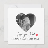 Gepersonaliseerde liefde je vader foto | vaderdag (Voorkant)