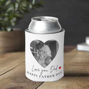 Gepersonaliseerde liefde je vader foto Vaderdag Blikjeskoeler