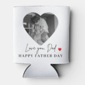 Gepersonaliseerde liefde je vader foto | Vaderdag  Blikjeskoeler (Voorkant)