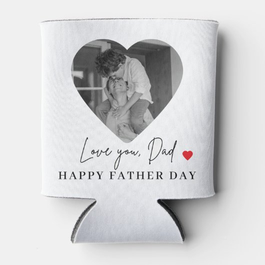 Gepersonaliseerde liefde je vader foto | Vaderdag  Blikjeskoeler (Voorkant)