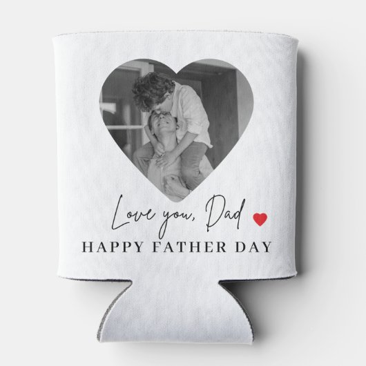 Gepersonaliseerde liefde je vader foto | Vaderdag  Blikjeskoeler (Achterkant)