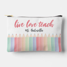 Gepersonaliseerde liefde leren kleurrijke leraar