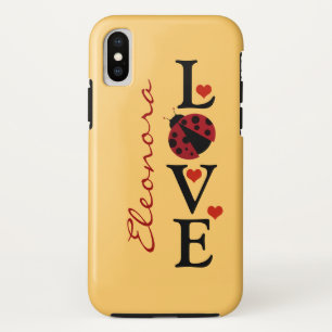 Gepersonaliseerde liefde lieveheersbeestje Case-Mate iPhone case
