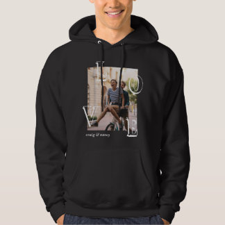 Gepersonaliseerde liefde paar foto hoodie