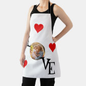 Gepersonaliseerde liefde schort met mama en mij Af (Insitu)