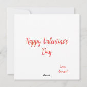 Gepersonaliseerde Liefde u Cherry veel kersen & bo Feestdagenkaart (Achterkant)