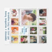 Gepersonaliseerde liefde u oma foto fleece deken (Voorkant (Horizontaal))